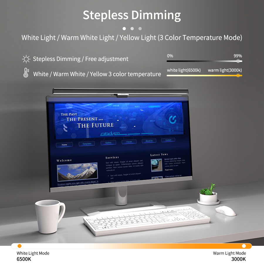 50cm LED Monitor Light Bar Scr - Office Furniture Modern recension och pris