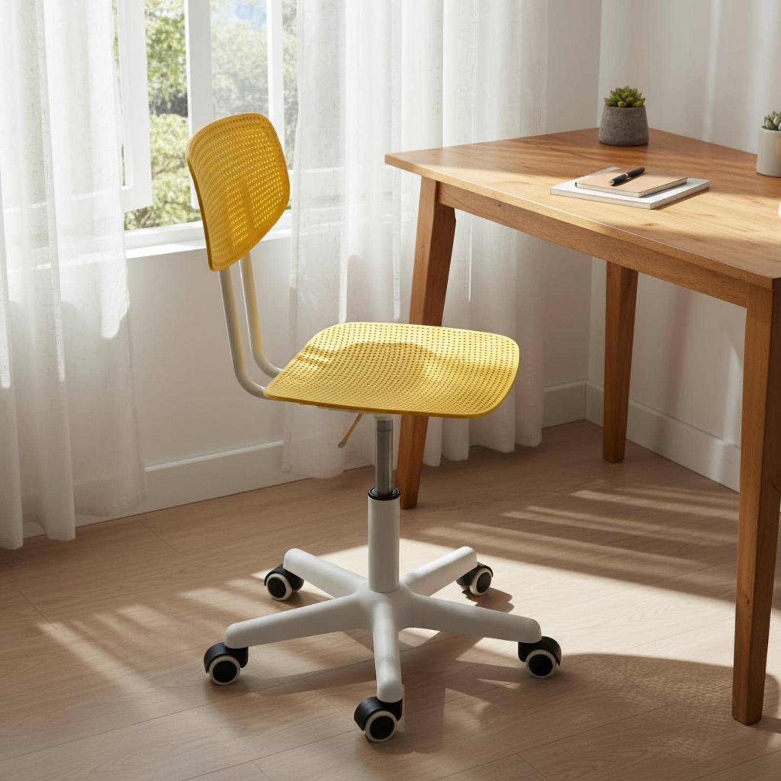Adjustable Rolling Desk Chair  - Office Furniture And Desks recension och pris