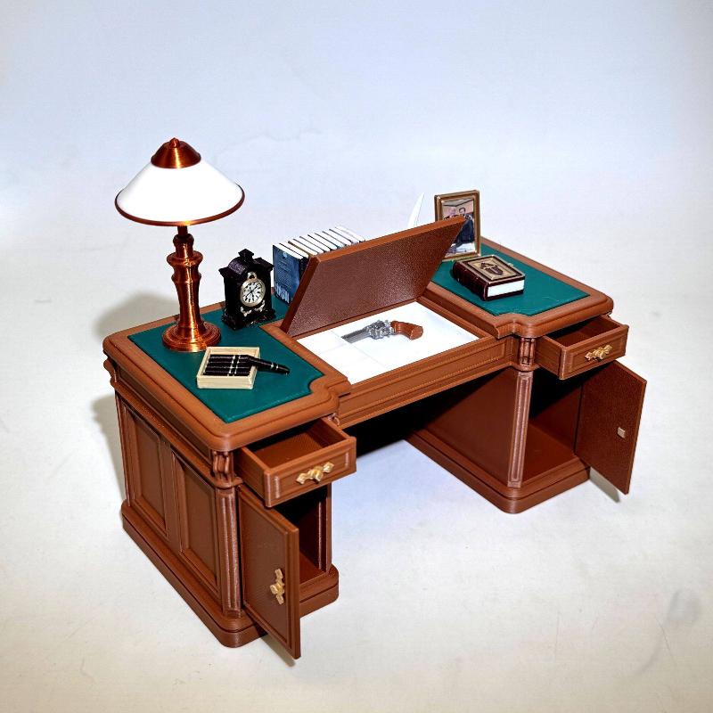 1:12 Scale Dollhouse Mini Vint - Office Furniture And Desks recension och pris