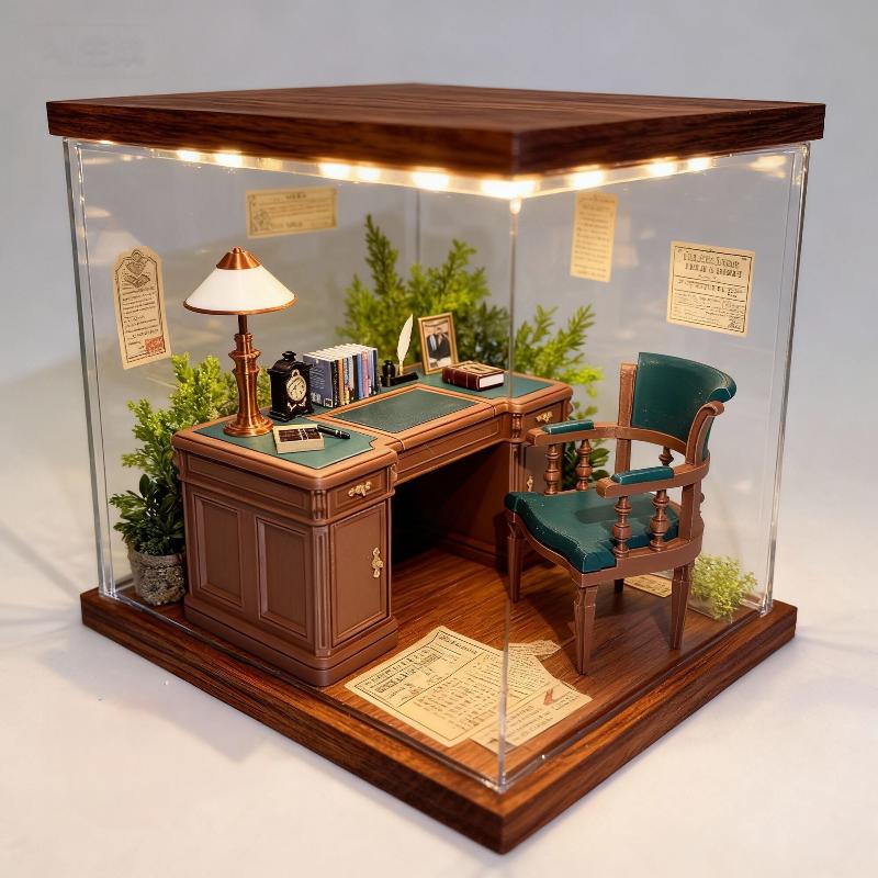 1:12 Scale Dollhouse Mini Vint - Office Furniture And Desks recension och pris