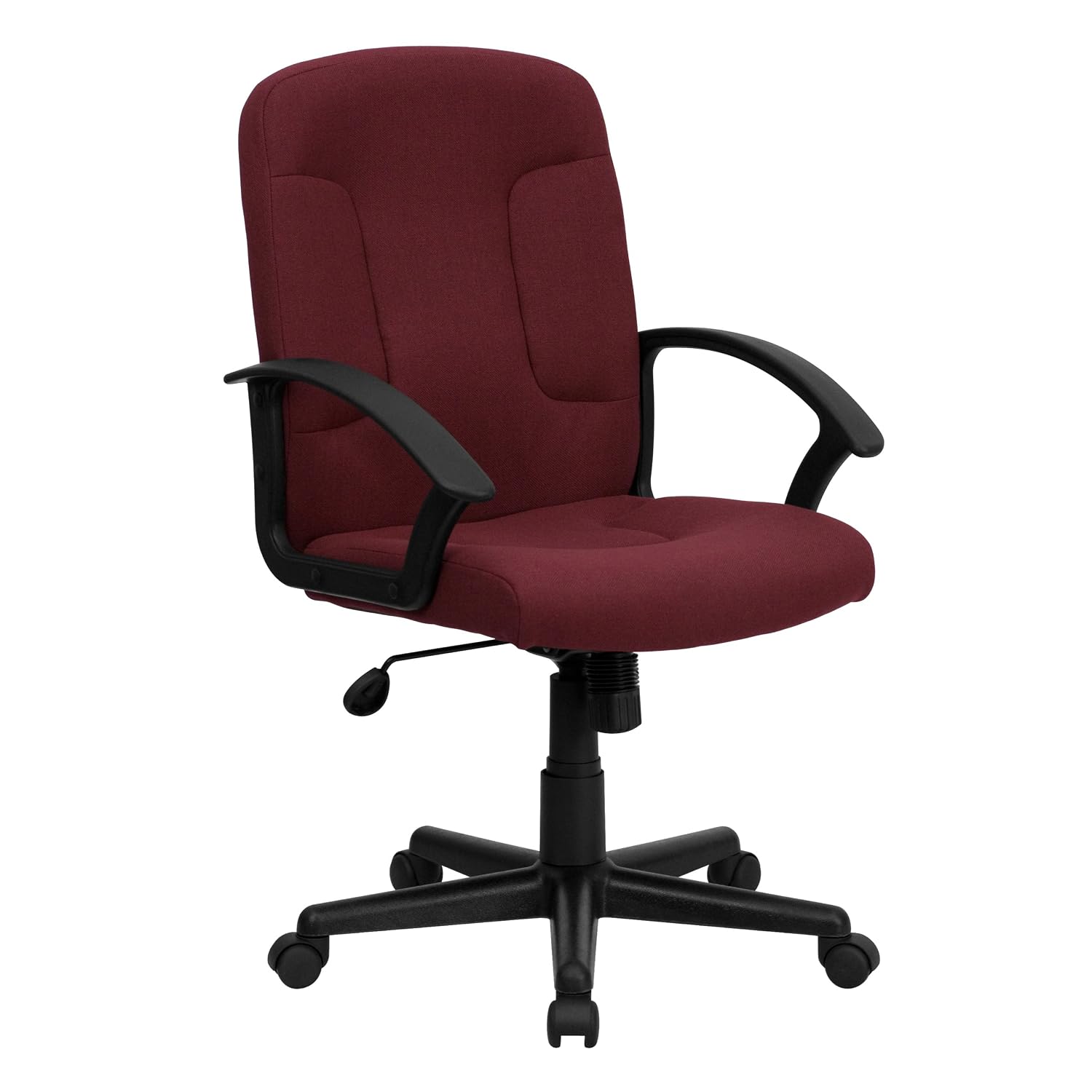 Mid-Back Burgundy Fabric Execu - Task Chair Mid Back recension och pris