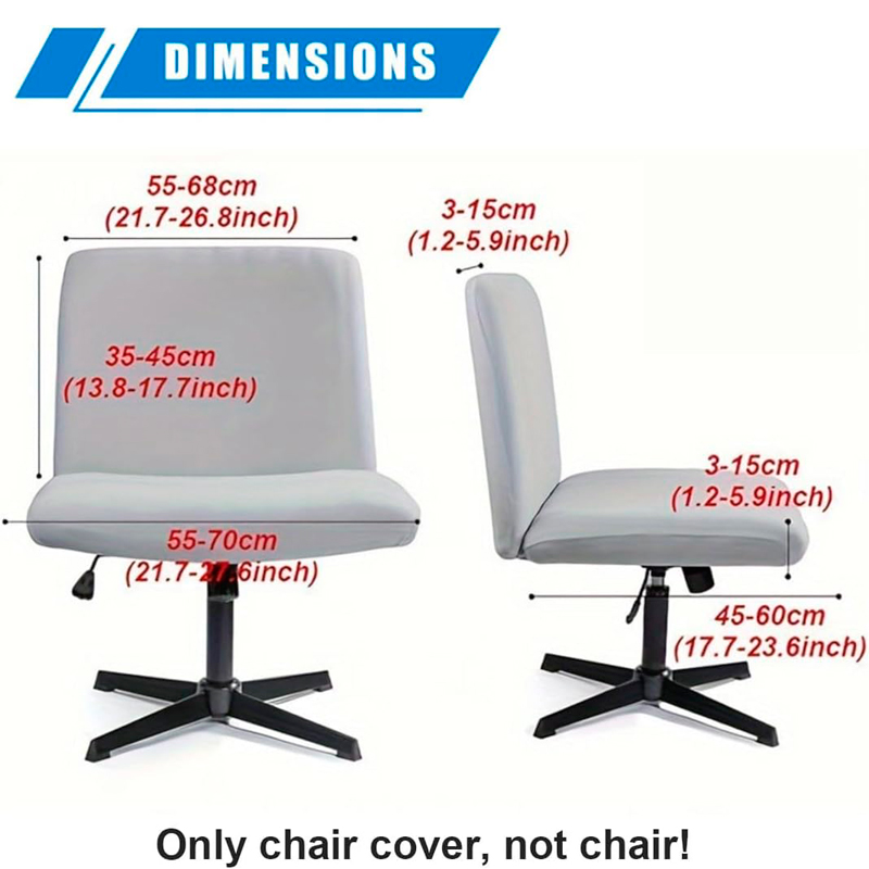 Armless Criss Cross Office Des - Task Chair Mid Back recension och pris