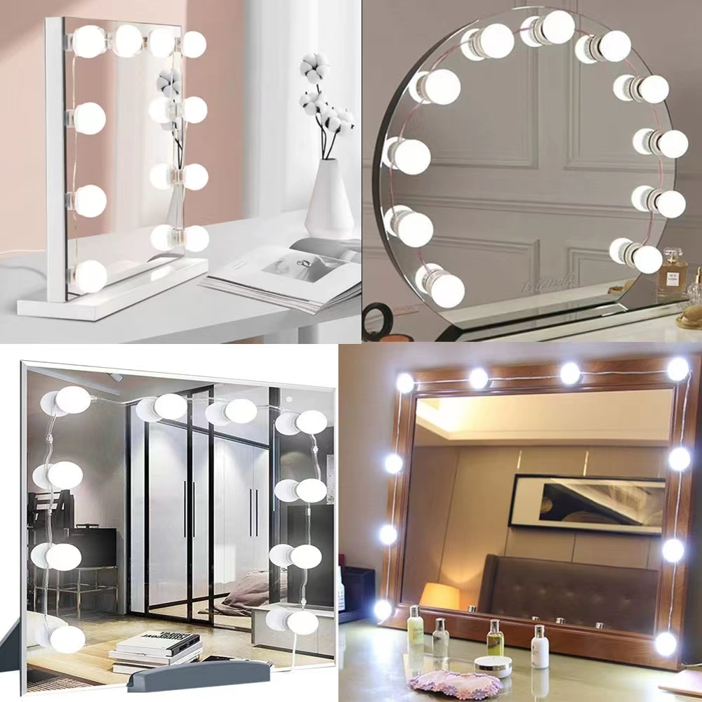 LED Light Paste Mirror Makeup  - Office Furniture Modern recension och pris