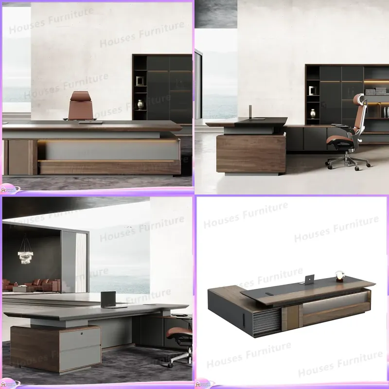 Luxury Executive Desk Solid Wo - Office Furniture And Desks recension och pris