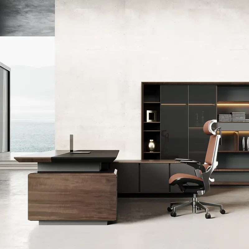 Luxury Executive Desk Solid Wo - Office Furniture And Desks recension och pris