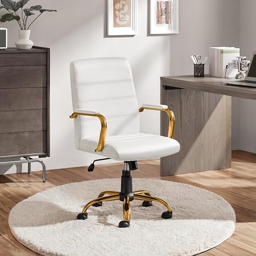 Mid-Back Office Chair PU Leath - Task Chair Mid Back recension och pris