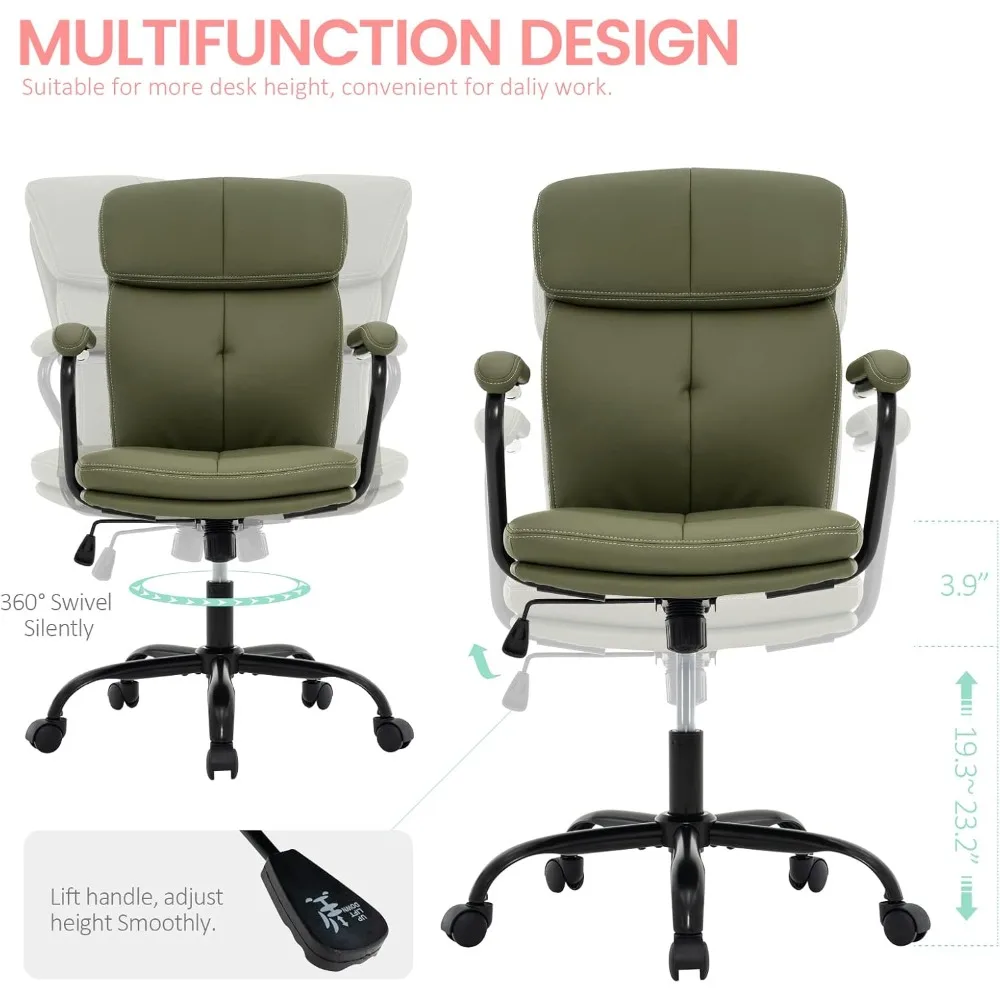 Adjustable Rocking Swivel Comp - Task Chair Mid Back recension och pris