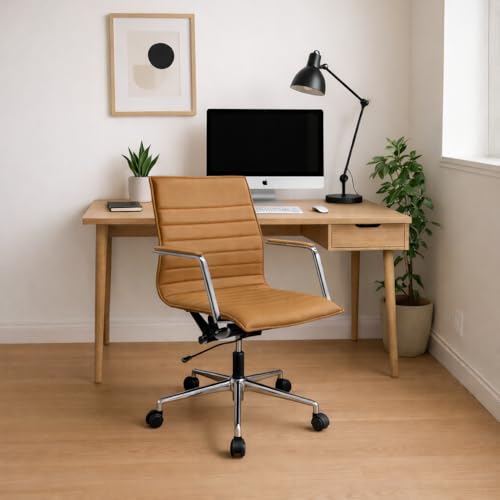 Set of 2 Modern Office Desk Ch - Task Chair Mid Back recension och pris