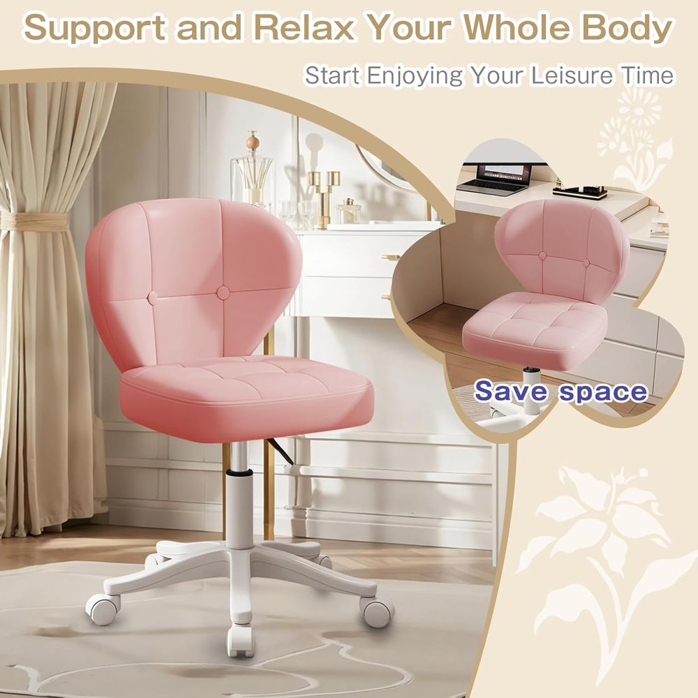 Plush Swivel Office Chair with - Office Furniture Modern recension och pris