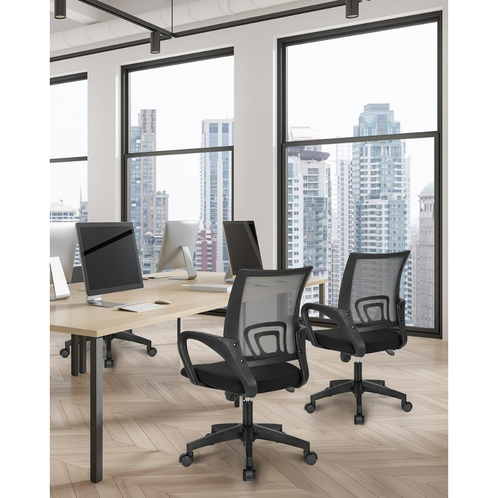 Black Mesh Gaming Office Chair - Task Chair Mid Back recension och pris