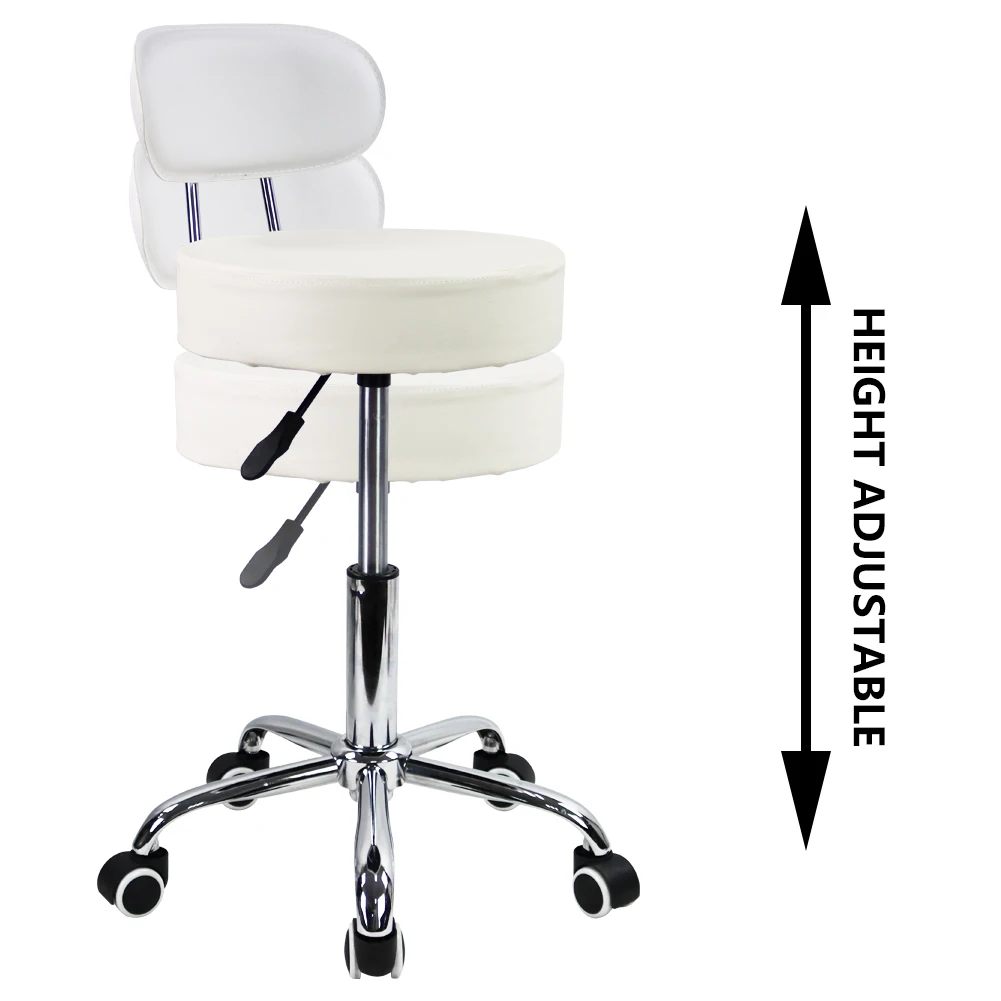 CANBOUN PU Leather Rolling Sto - Task Chair Mid Back recension och pris