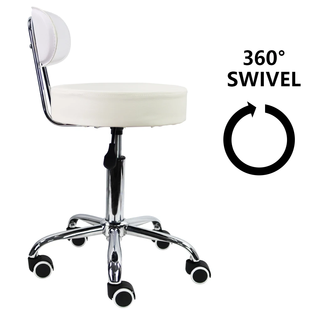 CANBOUN PU Leather Rolling Sto - Task Chair Mid Back recension och pris